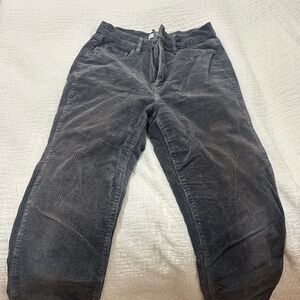 LOFT Women’s Charcoal Corduroy Pants